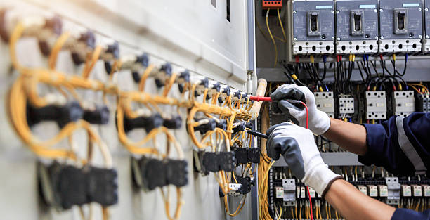 Professional Electrician technician working in Uhland, TX